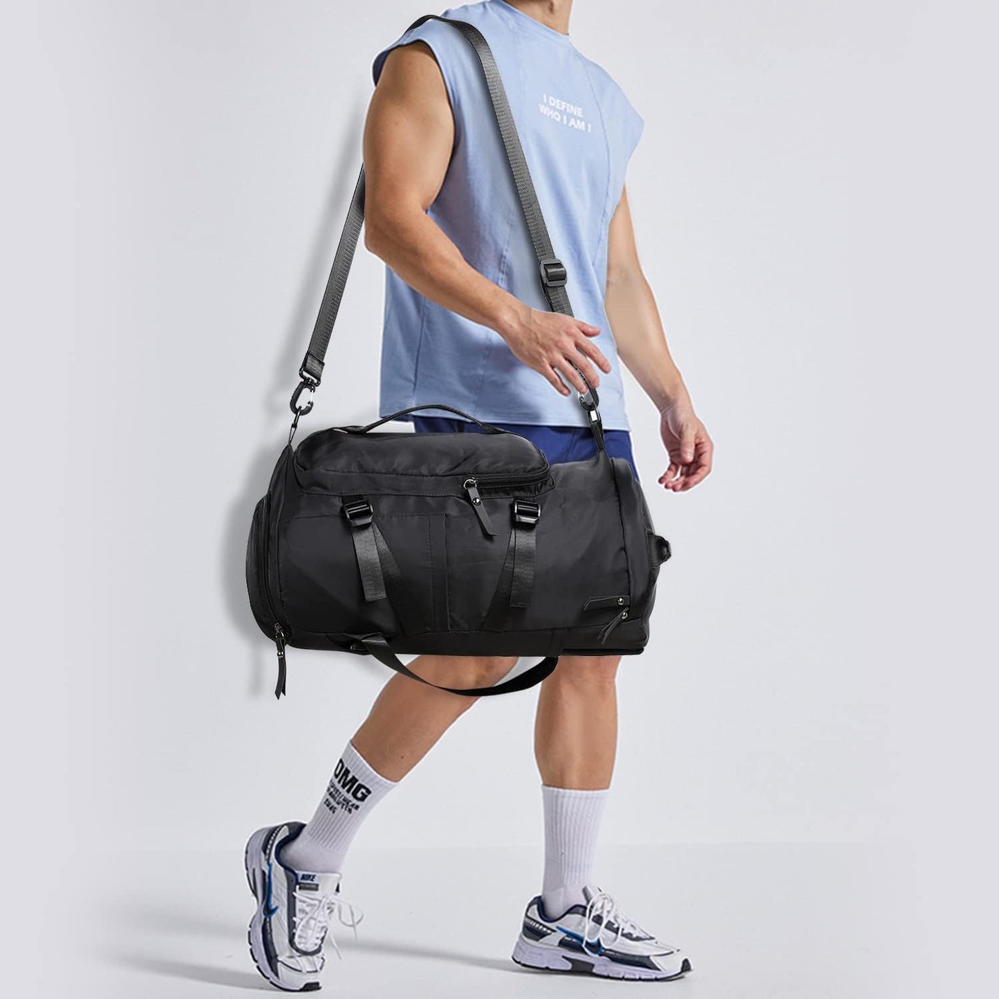 حقيبة رياضية ذات سعة كبيرة متعددة الوظائف